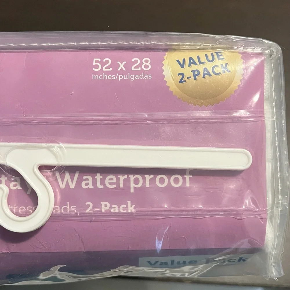 White SecureStay Waterproof Mattress Covers 2-Pack